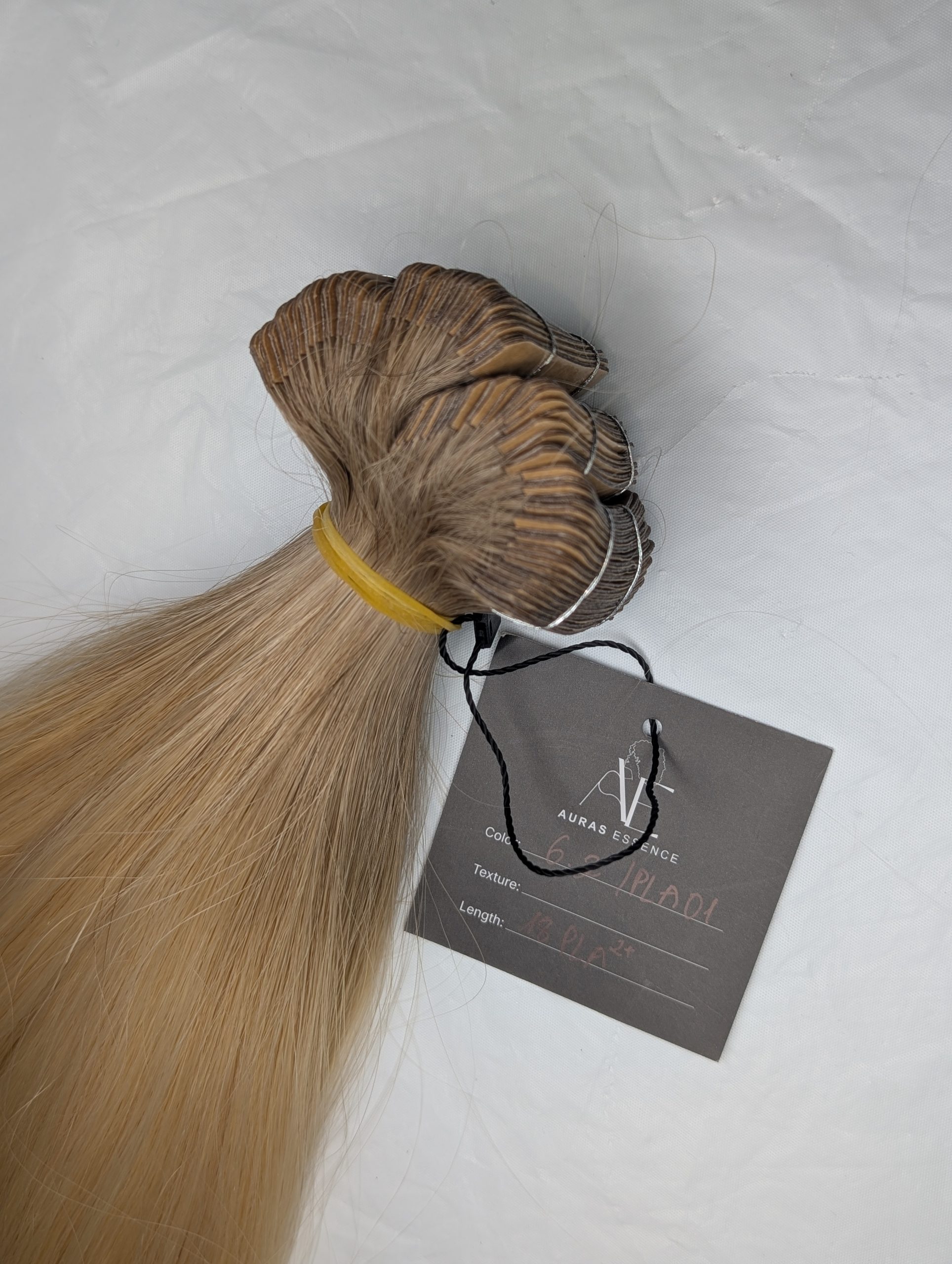 Tape-In Hair Extensions – 18" Straight (6.3/ Platinum) - Image 2