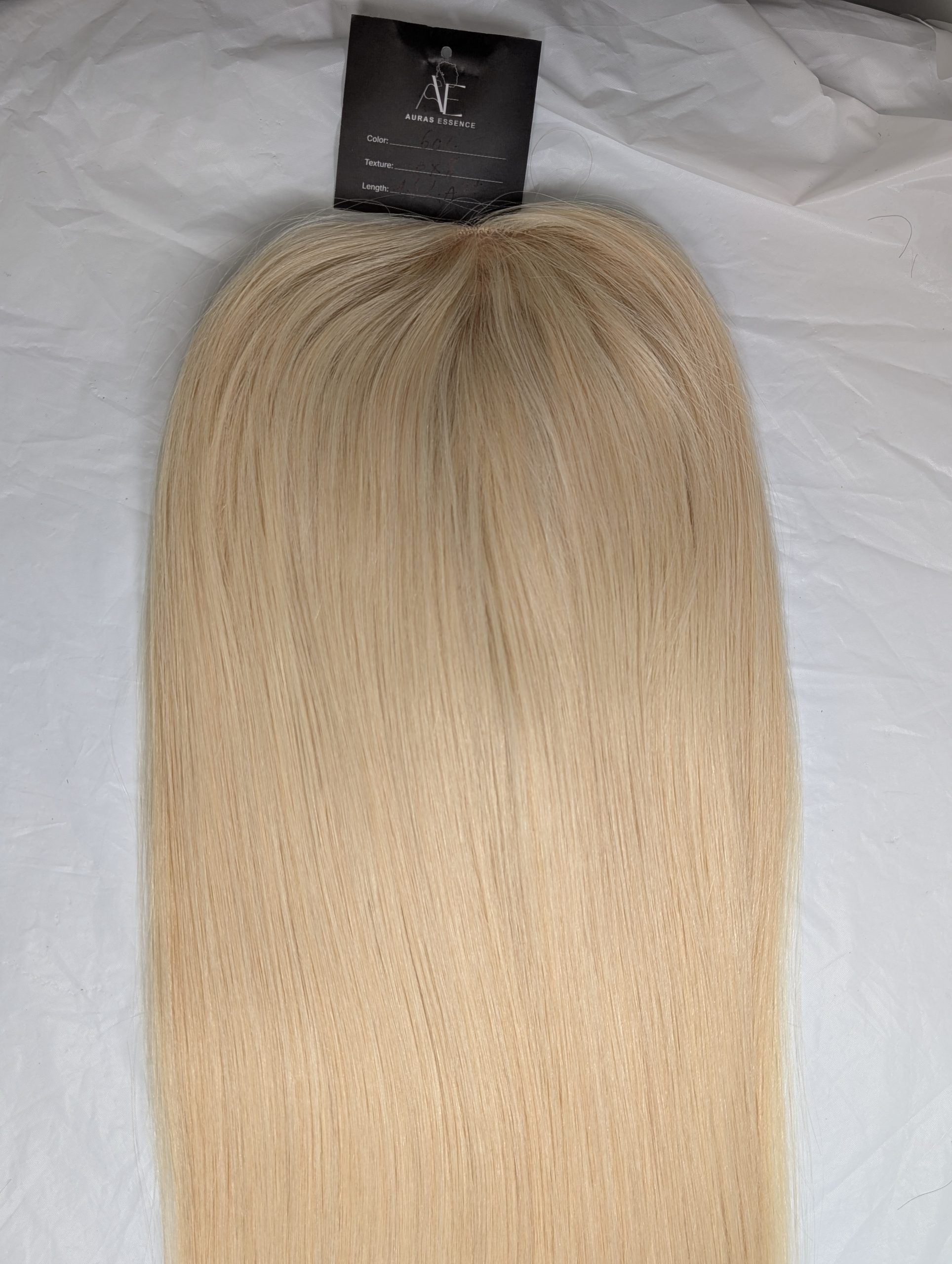 Hair Topper with Wefts – 16" Straight (Color 3Q/27)